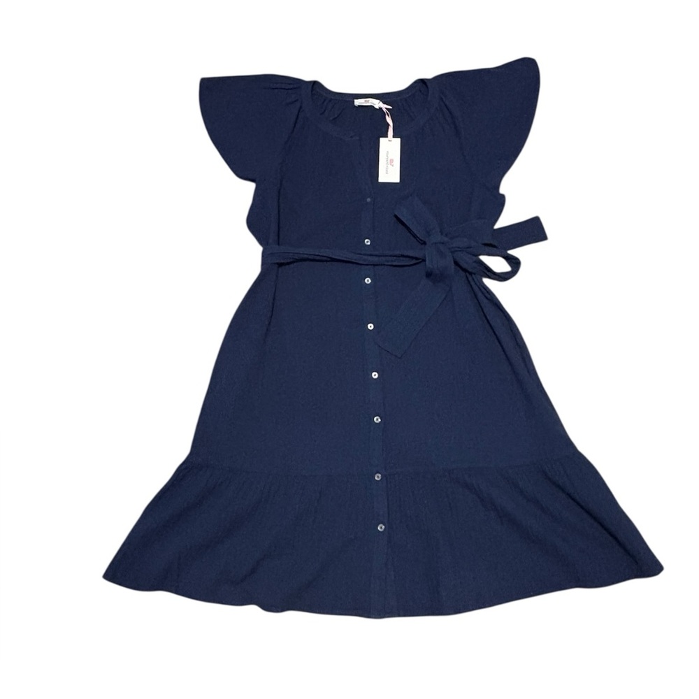 Vineyard Vines Seastitch Flutter Sleeve Dress